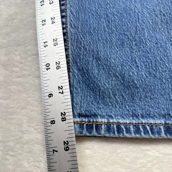 Levi's 505 Mens 38x30 (Fits 37x29) Regular Fit Jeans Medium Wash Denim Classic - Picture 8 of 10